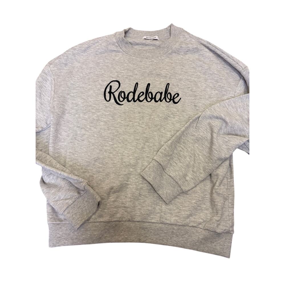 Rodebjer Light Grey Logo Sweatshirt